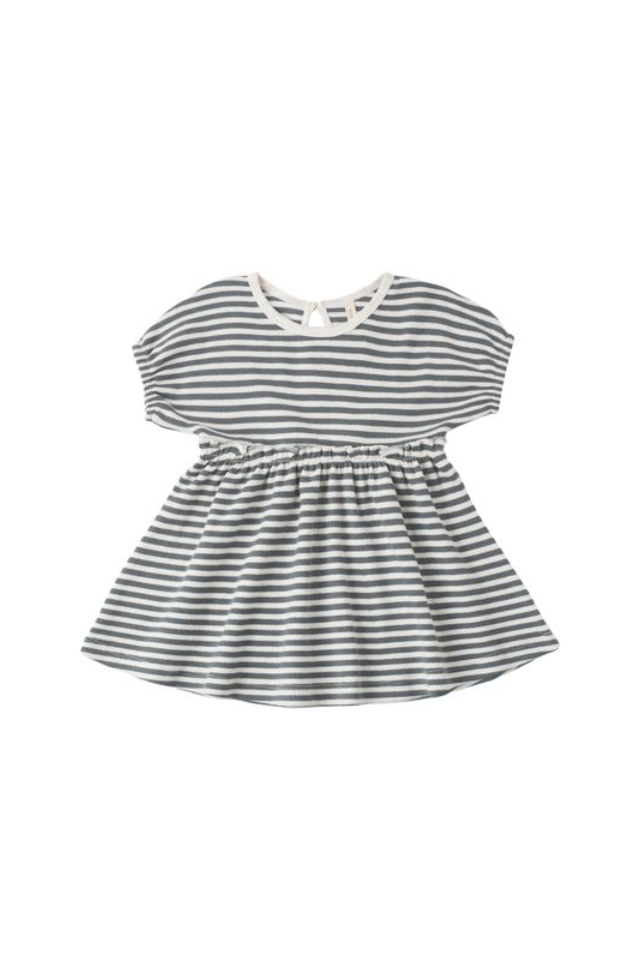 Quincy Mae Annie Dress - Ocean Stripe