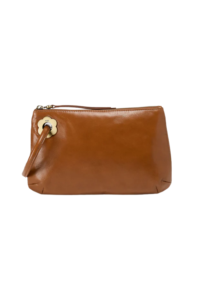 Hobo Daisy Daze LG Wristlet - Truffle