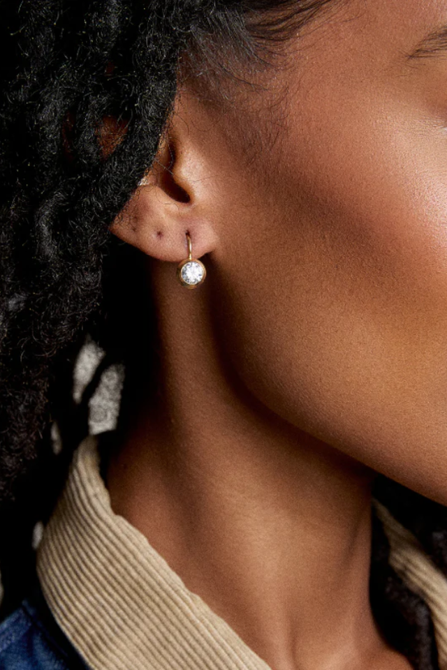 HART Bezel Drop Earrings
