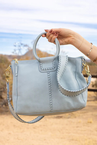 HOBO Sheila Medium Satchel - Sky