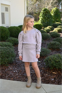 Pleat Peyton Sweater - Lavender