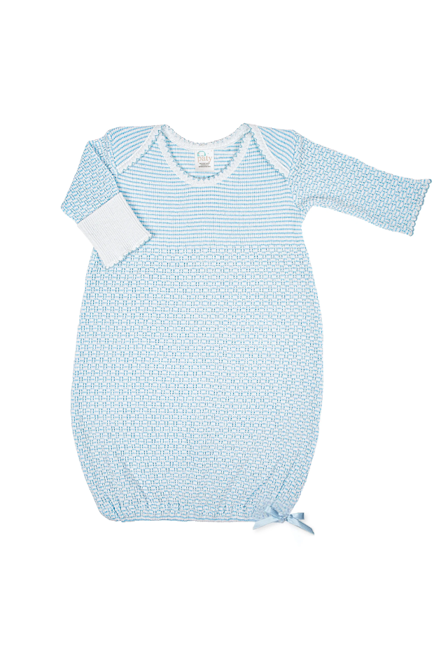 Paty Knit Solid Color Gown