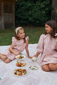 Pleat Parker Skirt - Sweet Tart