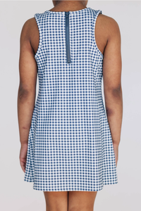 Scarlet & Gold Grace Gingham Dress - War Eagle