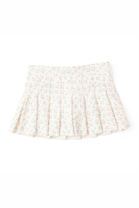 SC Pleated Active Skirt - Cottage Floral Pink