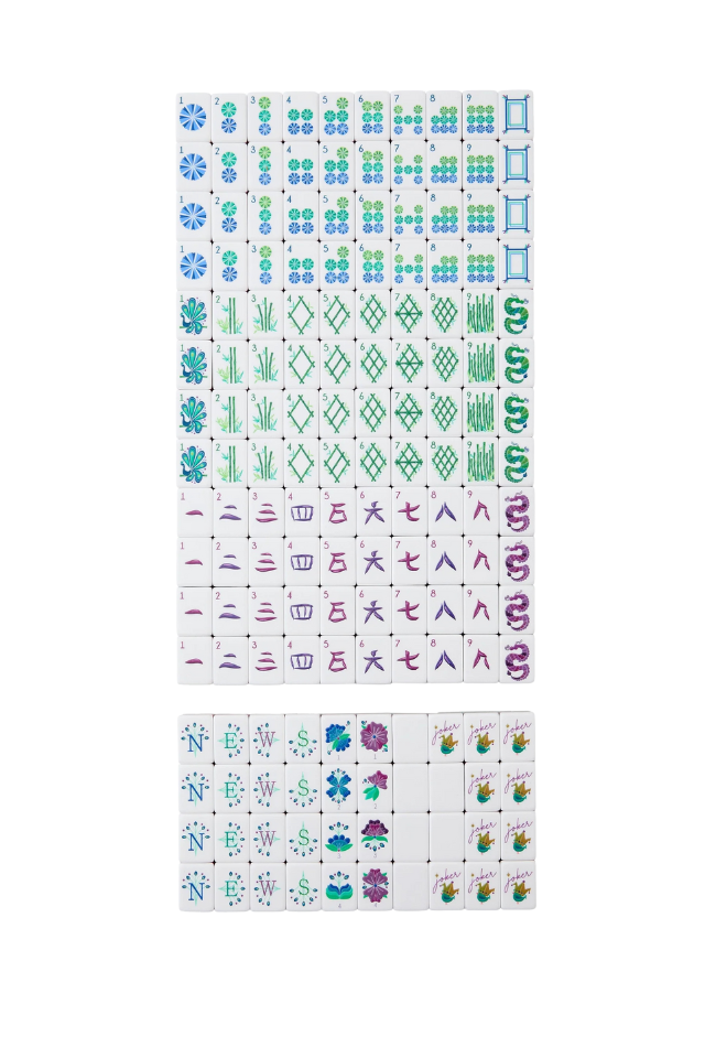 Oh My Mahjong Tiles - Lagoon