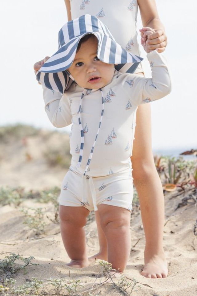 Rylee + Cru Boy's Rashguard Set - Sail