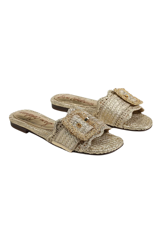 Sam Edelman Bambi - Amber Gold Raffia