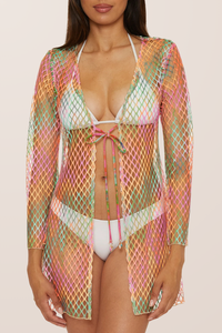 Becca Mirage Fishnet Tunic - Multi