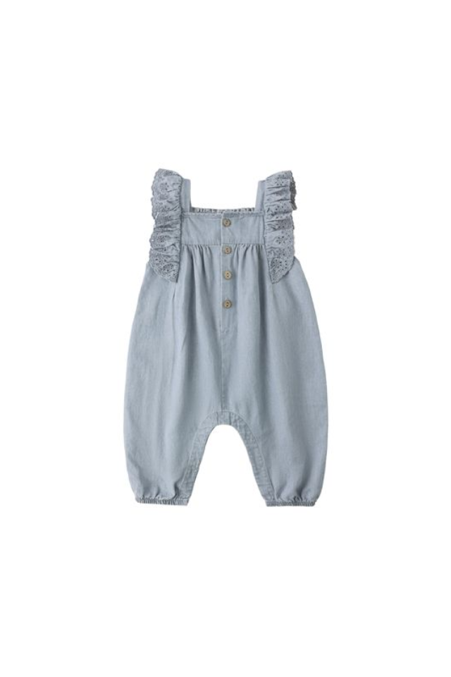 Quincy Mae Nova Romper - Chambray