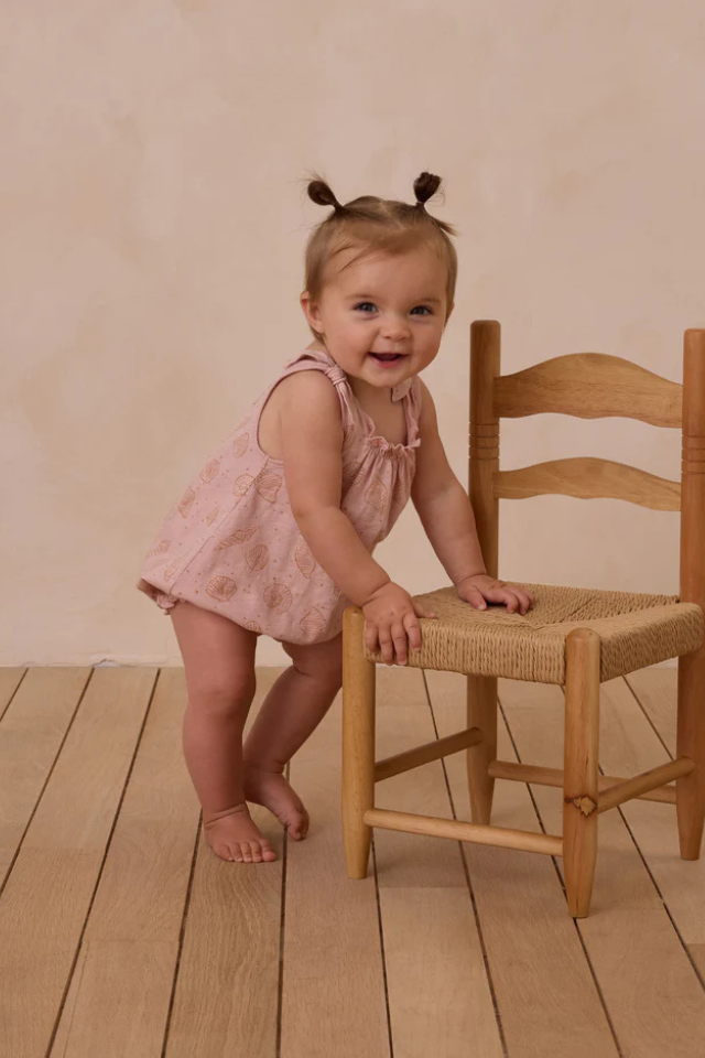 Rylee + Cru Shoulder Tie Bubble - Seashells
