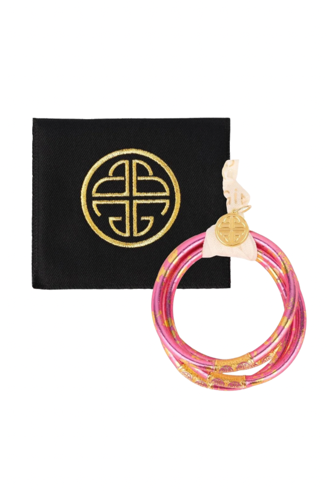 Budha Girl KOI Rose All Weather Bangles AWB - Set of 4