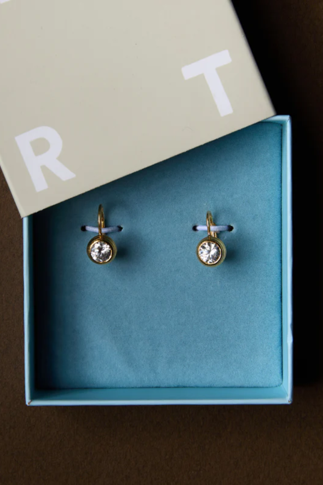 HART Bezel Drop Earrings