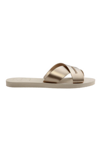 Havaianas Aqua Metallic Sandal - Beige