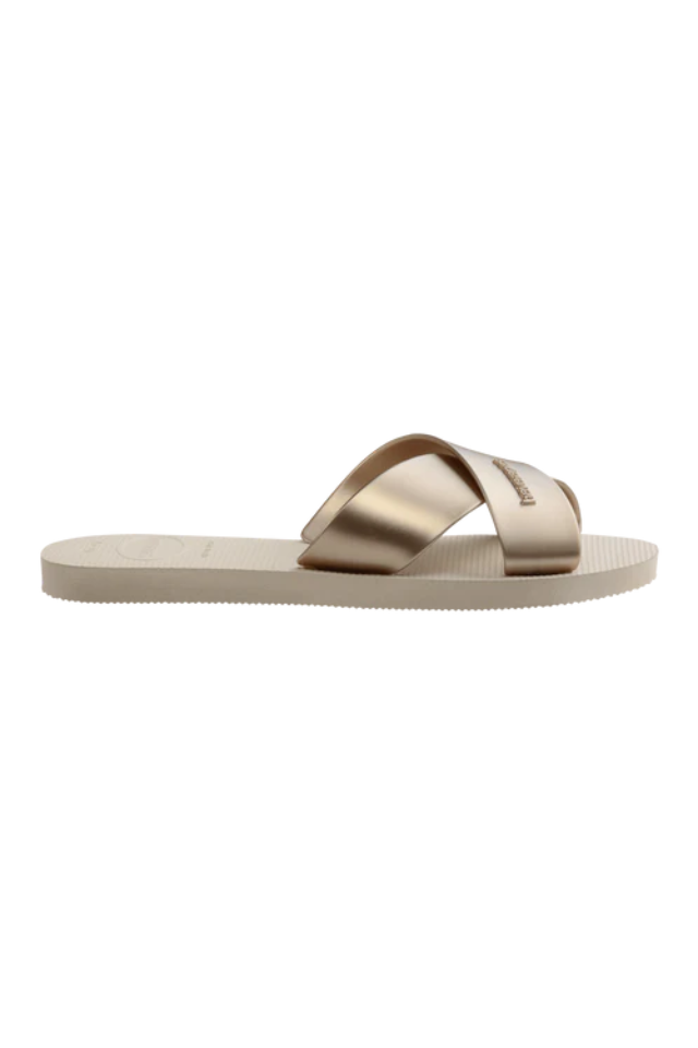 Havaianas Aqua Metallic Sandal - Beige