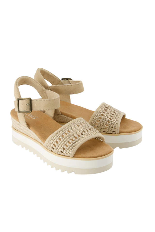 TOMS Diana - Champagne Metallic