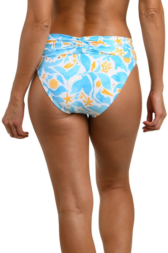 La Blanca Trinket Shirred Band Hipster - Sky
