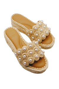 Dolce Vita Caper Pearl - Lt Natural Raffia
