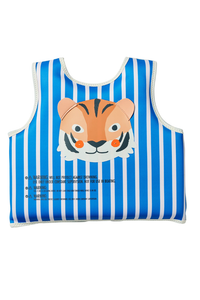 Sunnylife Kids Swim Vest - Tino the Tiger Blue