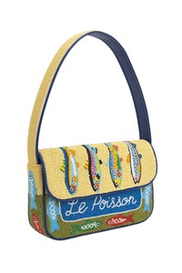 A&B Beaded Shoulder Bag - Fish Tales