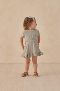Quincy Mae Terry Dress - Sage