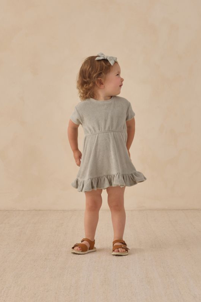 Quincy Mae Terry Dress - Sage