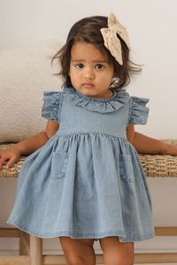 Quincy Mae Sophie Dress - Chambray