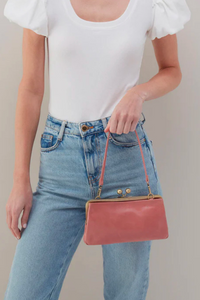 HOBO Lauren Frame Crossbody - Rose