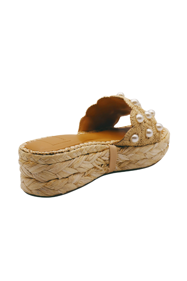 Dolce Vita Caper Pearl - Lt Natural Raffia