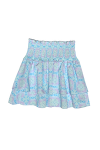 Pleat Scottie Skirt - Opal