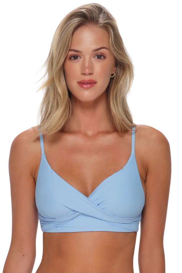 Sunsets Lyla Bralette - Blue Whisper