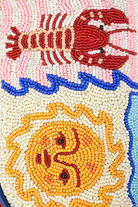 A&B Beaded Shoulder Bag - Sun & Sea