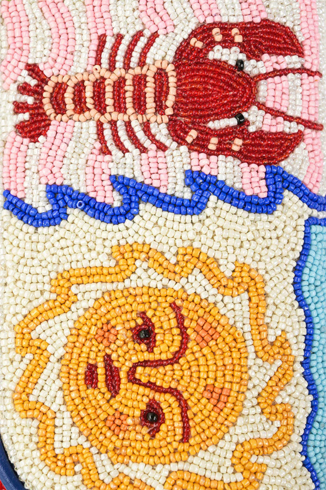 A&B Beaded Shoulder Bag - Sun & Sea
