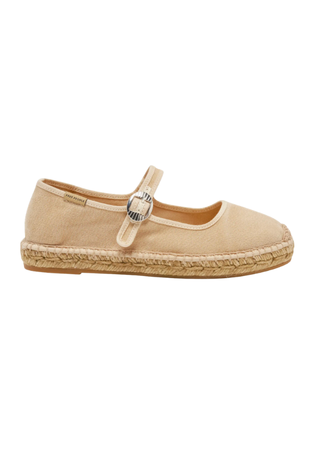 Free People Oasis Mary Jane Espadrille - Sunstone Sand
