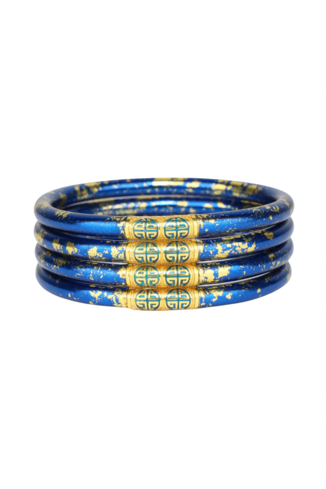 Budha Girl KOI Saffir All Weather Bangles AWB - Set of 4