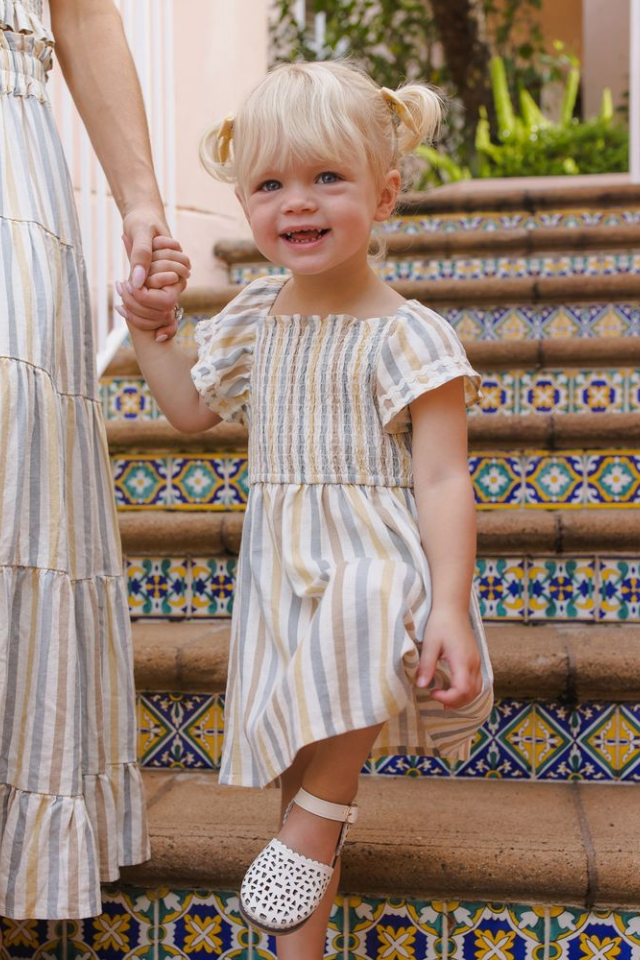 Rylee + Cru Lindsay Dress - Valencia Stripe