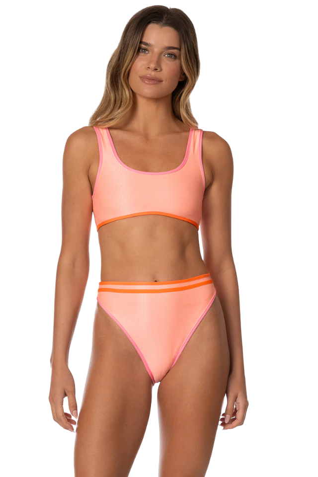Maaji Peach Coral Elite Bottom - Pastel Orange