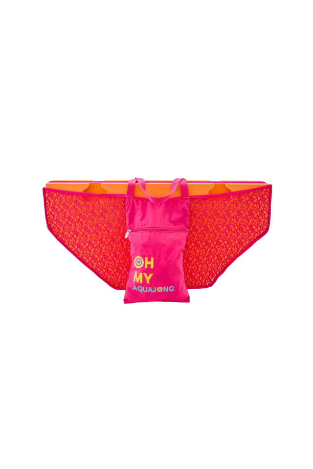 Oh My Mahjong Pink Aqua Jong Pool Mat