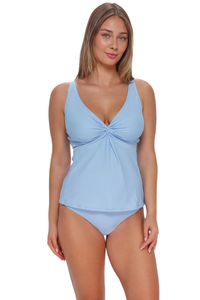 Sunsets Forever Tankini - Blue Whisper