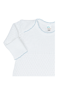 Paty Knit White Gown
