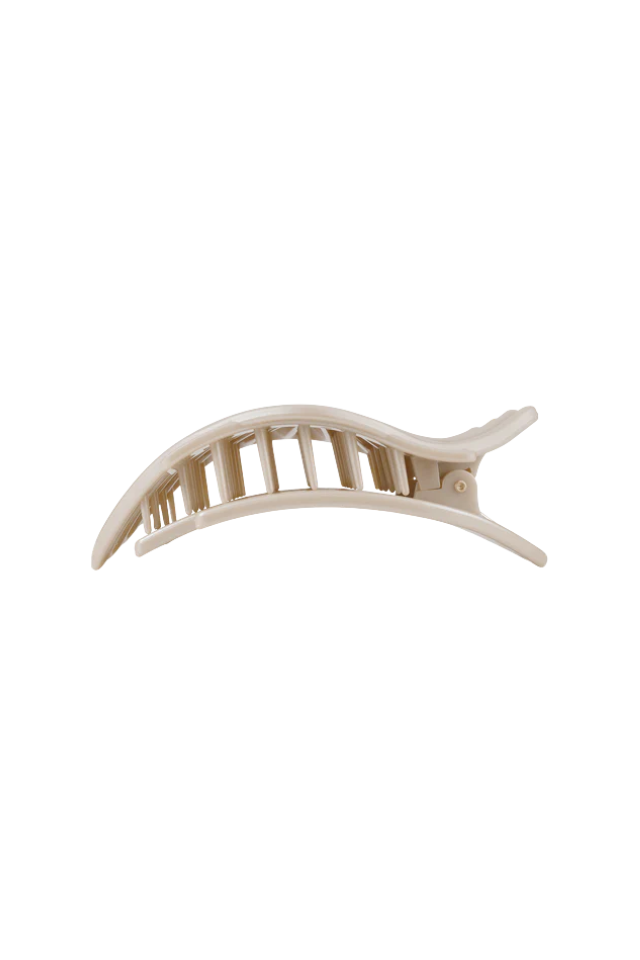 Teleties Tiny Round Flat Clip - Shimmering Shell