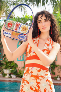A&B Beaded Shoulder Bag - Sun & Sea
