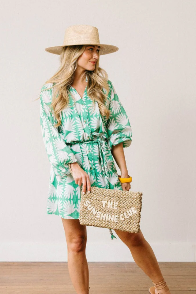 Sunshine Tienda Pippa Dress - Viridian Tile
