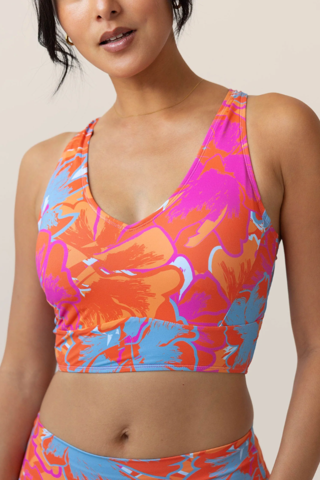 Nani Hanalei Underwire V-Neck Crop - Hanalei