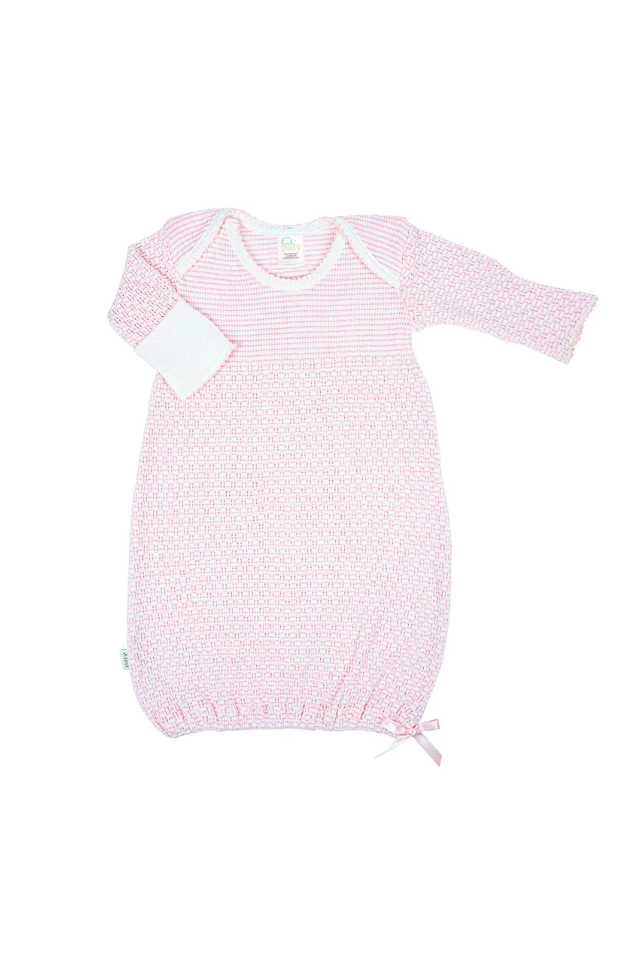 Paty Knit Solid Color Gown