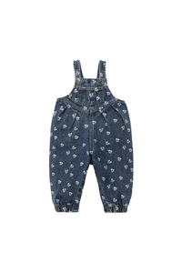 Rylee + Cru Vintage Overall - Heart Ditsy