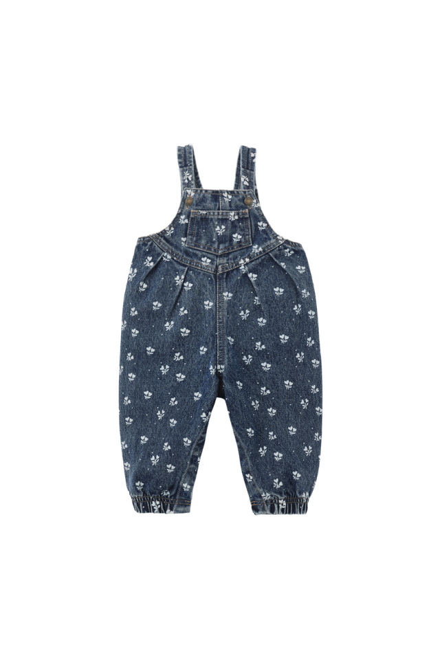 Rylee + Cru Vintage Overall - Heart Ditsy