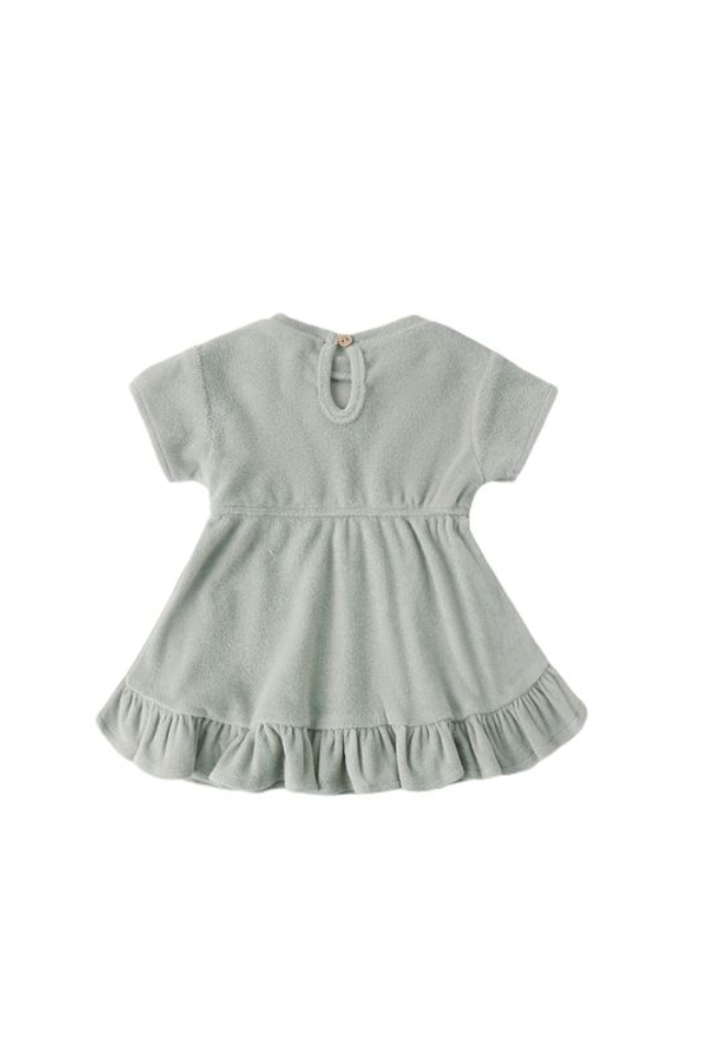 Quincy Mae Terry Dress - Sage