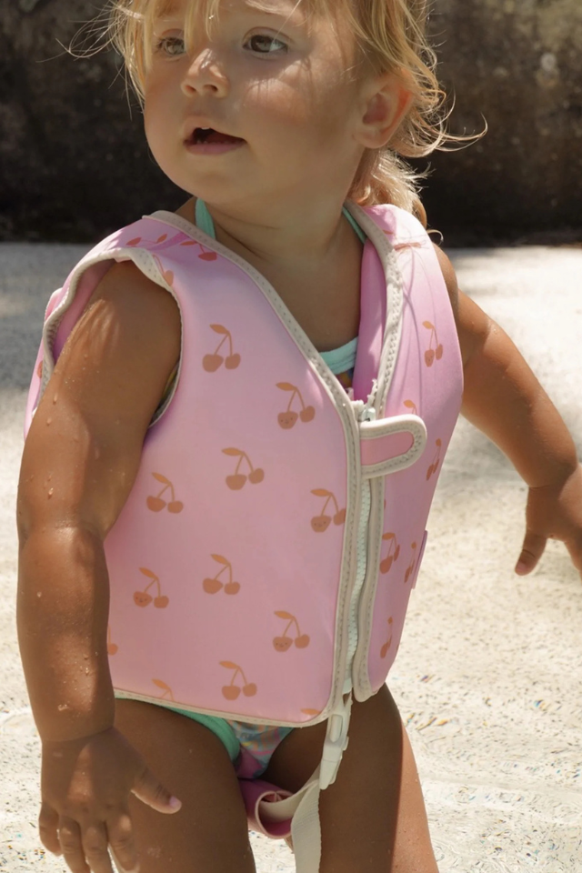 Sunnylife Kids Swim Vest - Cotton Candy Cherry