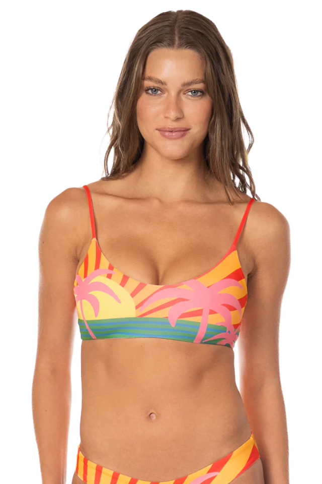 Maaji Jungle Sway Lanai Top - Open Yellow